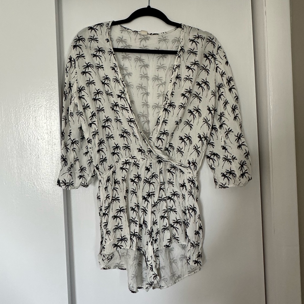 Elan Palm Tree Romper